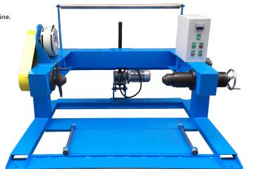 No shaft collecting active wire feeder